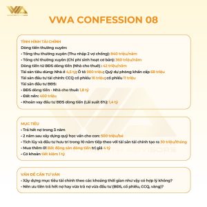 VWA CONFESSION – CÂU CHUYỆN TÀI CHÍNH 08